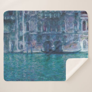 Cobertor Sherpa Le palais da Mula Claude Monet
