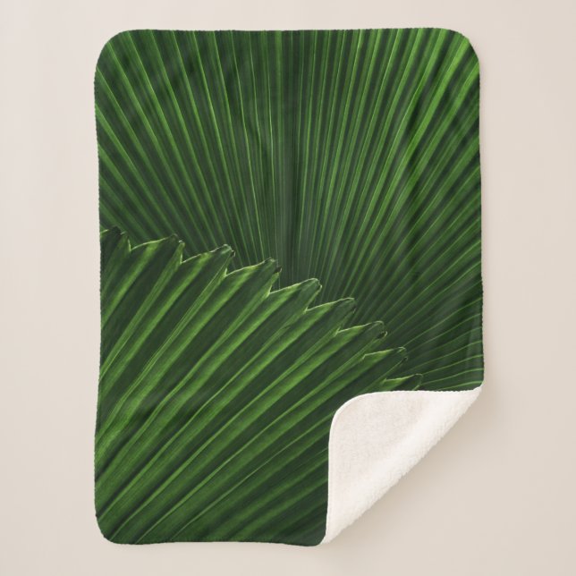 Cobertor Sherpa Leaf Background (Frente)