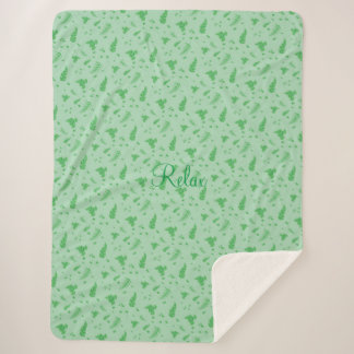 Cobertor Sherpa Leafy