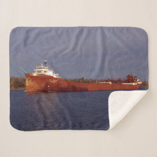 Cobertor Sherpa Lee A. Tregurtha sherpa blanket