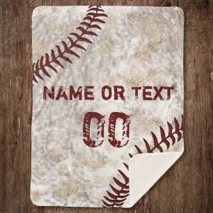 Cobertor Sherpa Legal Baseball Decor para Meninos Room, Baseball