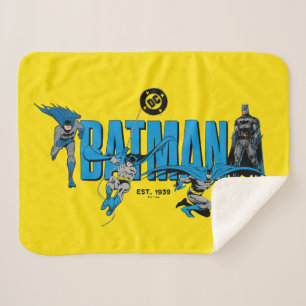 Cobertor Sherpa Legendas do Batman para Sempre Gráfico