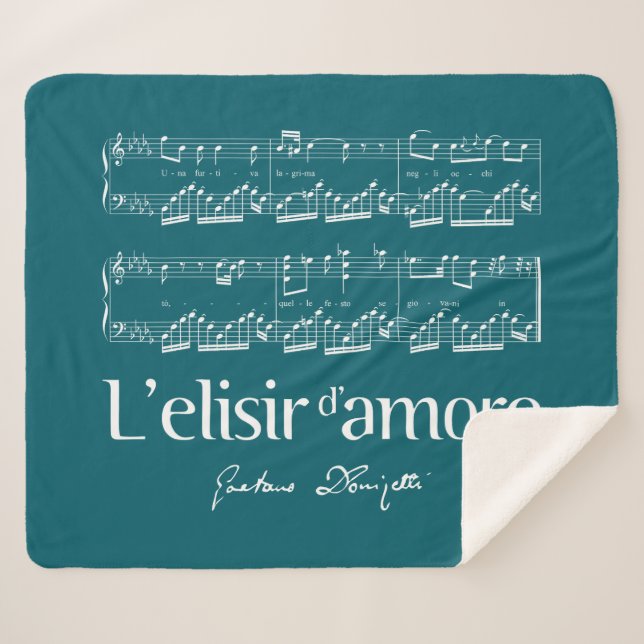 Cobertor Sherpa L'elisir d'amore 2 (Frente (Horizontal))