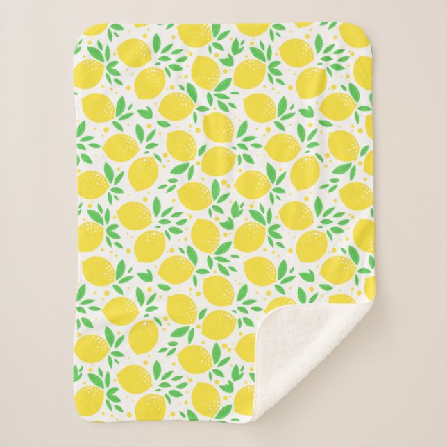 Cobertor Sherpa Lemons Baby Sherpa Blanket (Frente)