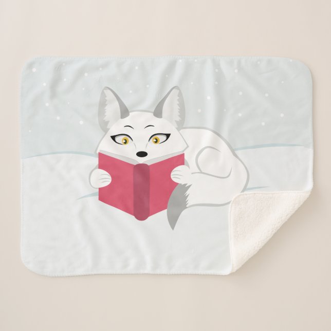 Cobertor Sherpa Lendo Raposa (Frente (Horizontal))