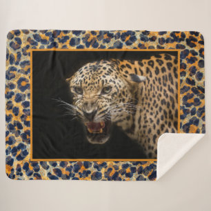 Cobertor Sherpa Leopardo Sherpa Blanket