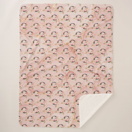 Cobertor Sherpa Letra C