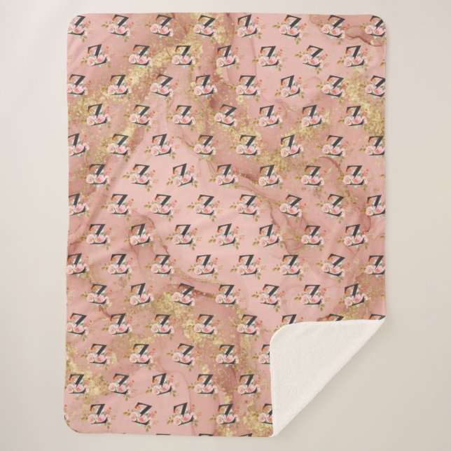 Cobertor Sherpa Letra Z (Frente)
