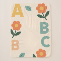 Letras do alfabeto bebê arte de IA