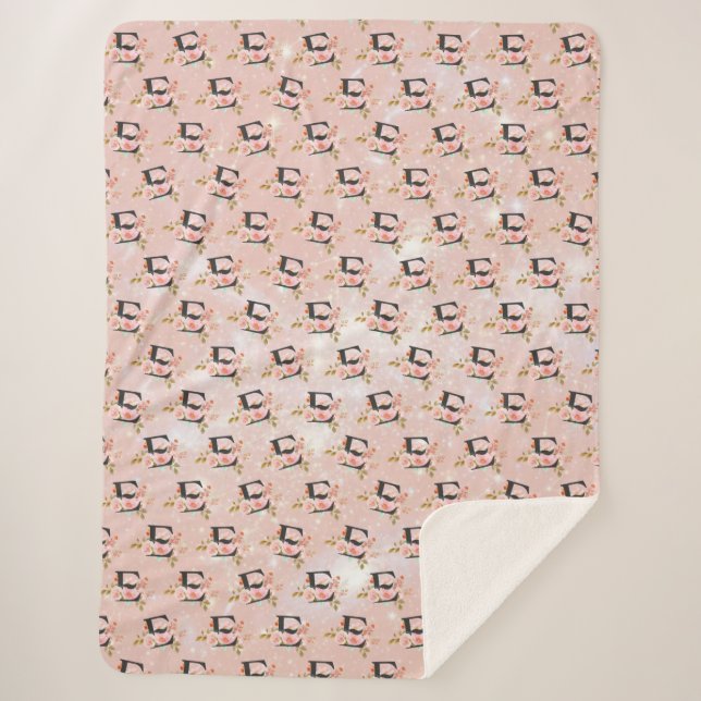 Cobertor Sherpa Letter E (Frente)