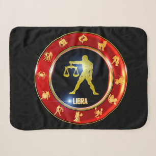 Cobertor Sherpa Libra Zodiac - Símbolo Astrologia