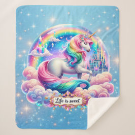 Cobertor Sherpa Life Is Sweet – Presente Fofo e Ac