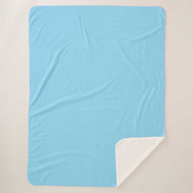 Cobertor Sherpa Light Blue Fabric Mat (Frente)