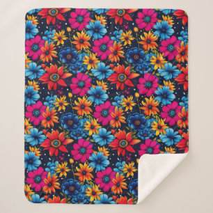 Cobertor Sherpa Lindas Flores e Rosas Doces