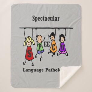 Cobertor Sherpa Linguagem Espetacular de Discurso com Crianças