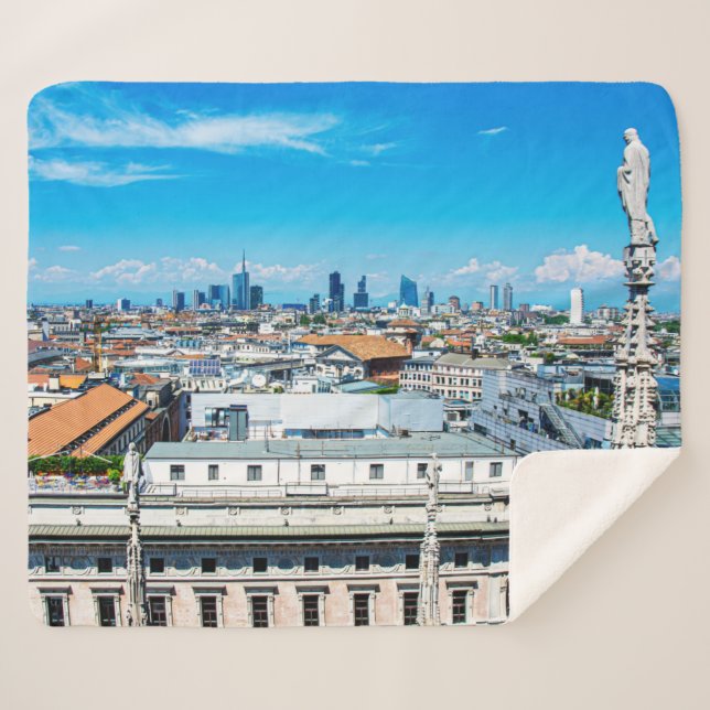 Cobertor Sherpa Linha aérea de Milão (Frente (Horizontal))