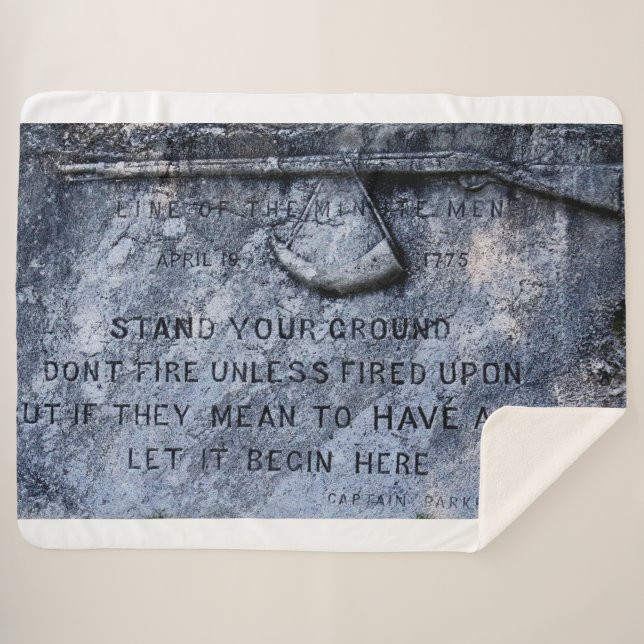 COBERTOR SHERPA LINHA DO MINUTEMEN (Frente (Horizontal))