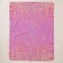 Linhas Onduladas Rosa e Laranja Abstratas Retrô