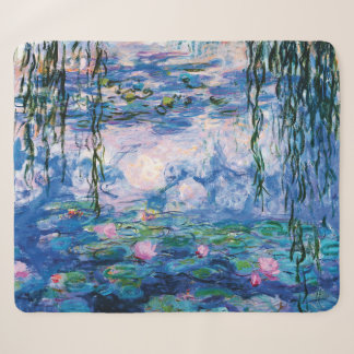 Cobertor Sherpa Lírios de água de Monet
