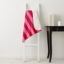 Listras de Peppermint Rosa e Vermelho