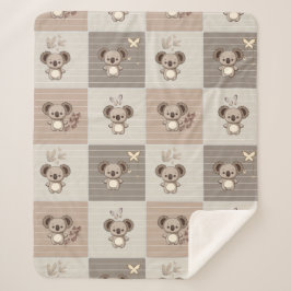 Cobertor Sherpa Little Koala Bliss