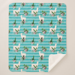 Cobertor Sherpa Llamas Sherpa Blanket