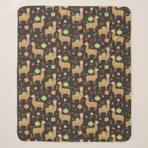 Cobertor Sherpa Llamas Sherpa Blanket