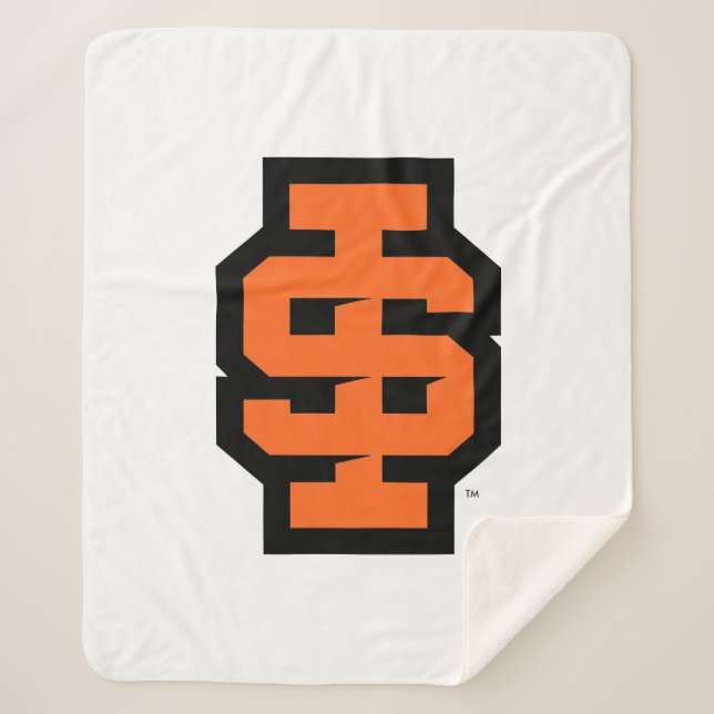 Cobertor Sherpa Logotipo Bold Bengals da Universidade Estadual de  (Frente)