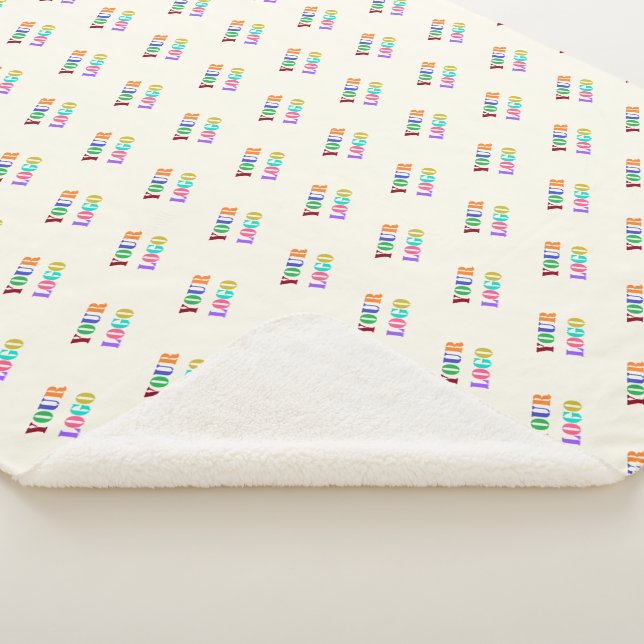 Cobertor Sherpa Logotipo da empresa personalizado Sua empresa Sher (3/4)