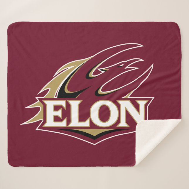 Cobertor Sherpa Logotipo Elon Phoenix (Frente (Horizontal))