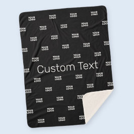 Cobertor Sherpa Logotipo ou padrão de Design moderno com qualquer 