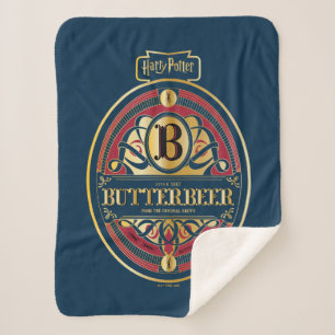Cobertor Sherpa Logotipo Vertical BUTTERBEER™