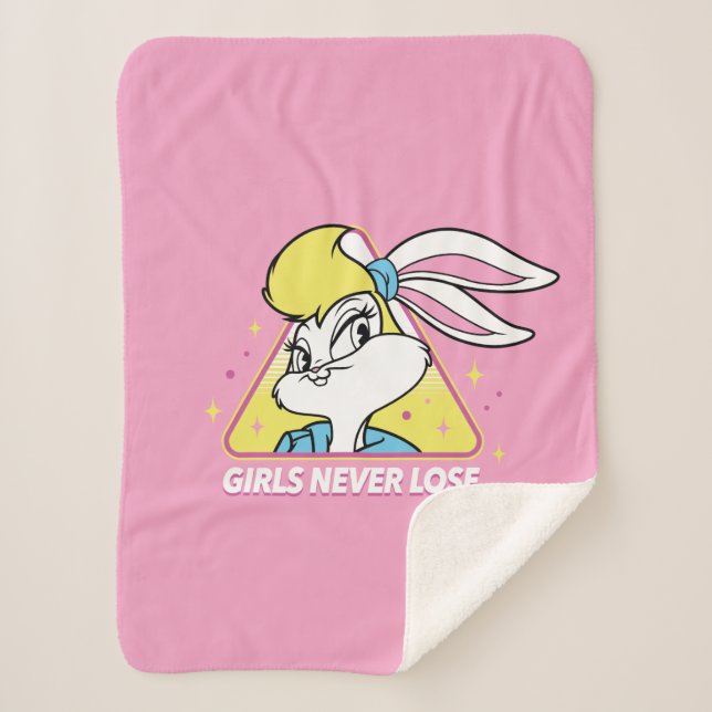 Cobertor Sherpa Lola Bunny Girls Nunca Perder (Frente)