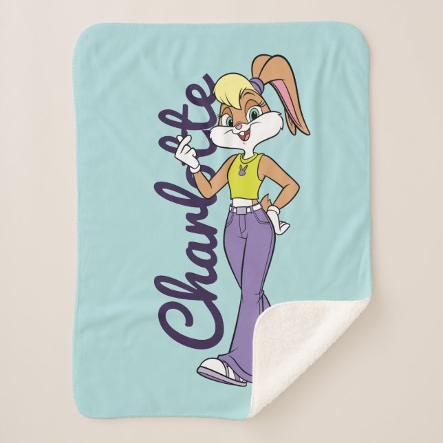 Cobertor Sherpa Lola Finger Heart (Frente)