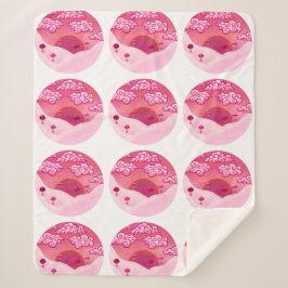 Cobertor Sherpa Lolipps e nuvens bonito