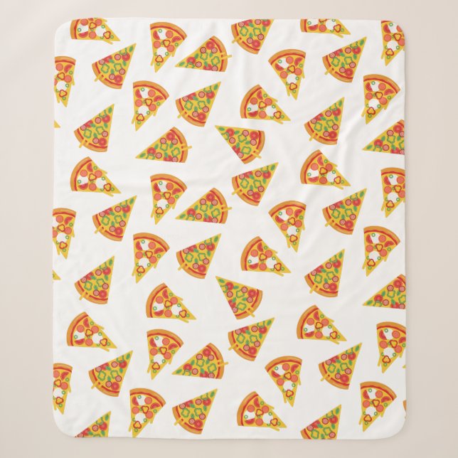 Cobertor Sherpa Love Pizza (Frente)