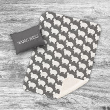 Lua de Lamb e estrelas Cinza branca