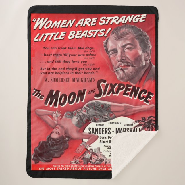 Cobertor Sherpa Lua e Sessenta (Frente)