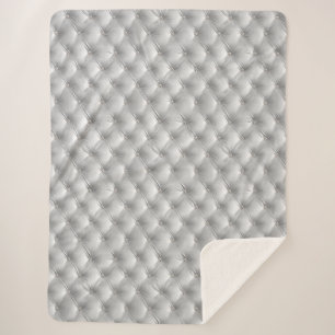 Cobertor Sherpa Luxury Glam Soft Cinza Faux Velvet