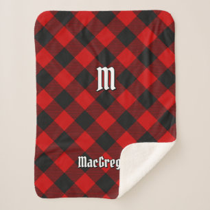 Cobertor Sherpa MacGregor Rob Roy Tartan Sherpa Blanket