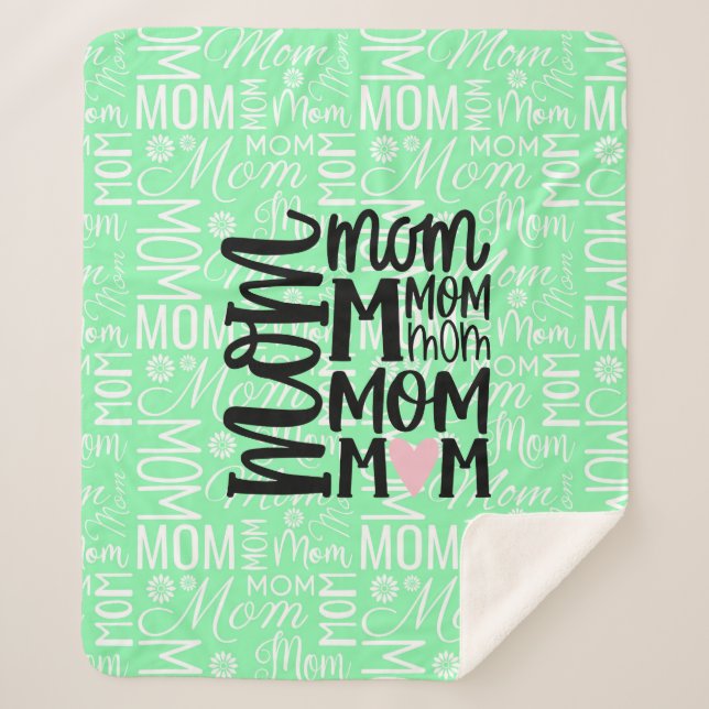 Cobertor Sherpa Mãe (Frente)