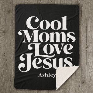 Cobertor Sherpa Mães Legais Amam Jesus