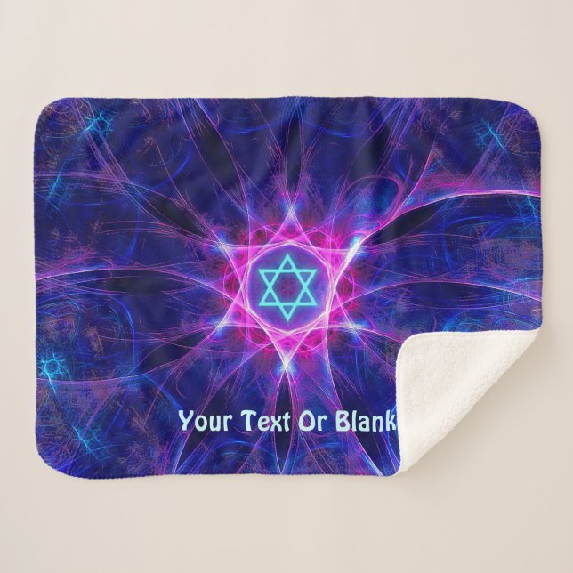 Cobertor Sherpa Magen Bet (Frente (Horizontal))