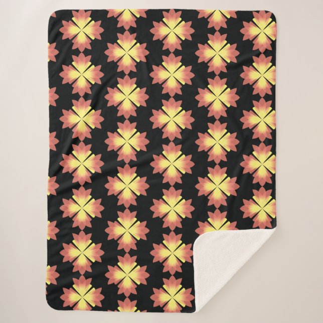 Cobertor Sherpa Mágica da meia-noite (Frente)