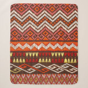 Cobertor Sherpa Mais de 100 anos de idade, artesanato tailandês c
