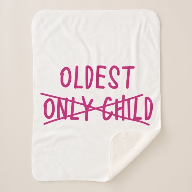 Cobertor Sherpa Mais Velho com Apenas Criança Cruzada (Frente)