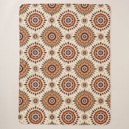 Cobertor Sherpa Mandala Resplendor Terroso