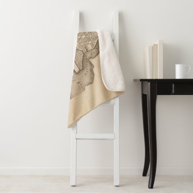 Cobertor Sherpa Mapa de Washington, DC (In Situ)