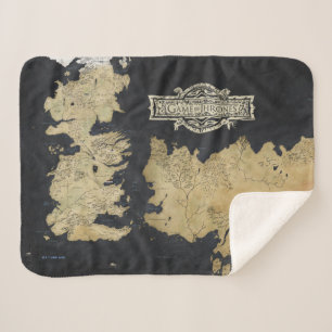 Cobertor Sherpa Mapa de Westeros