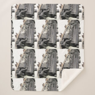 Cobertor Sherpa Máquina de Comboio Média Sherpa Blanket